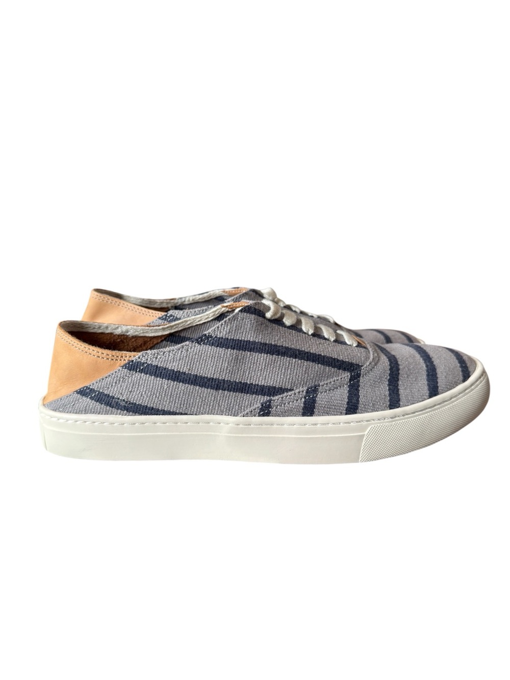 NEW Soludos Men's Convertible Striped Low-Top Sneakers, Size 10